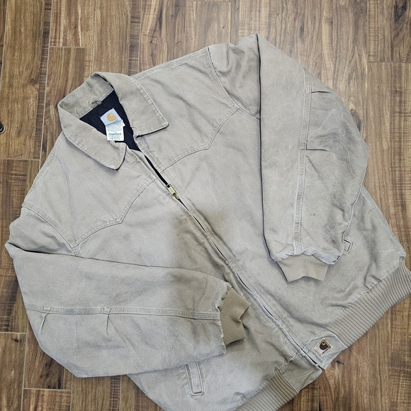 Carhartt Other - Carhartt Men's Tan Bomber Jacket